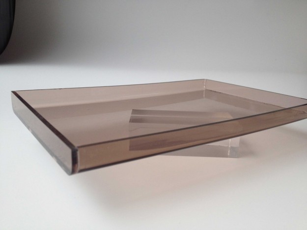 bruin getint kap plexiglas